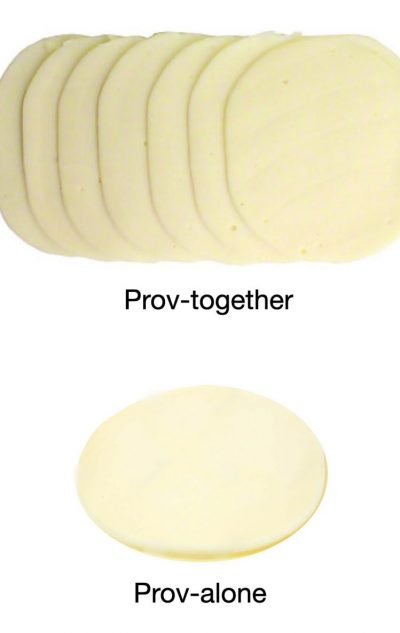 provolone joke: prov-together and prov-alone